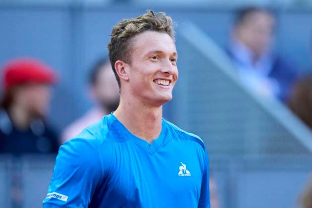 Mutua Madrid Open - Day Eleven Jiri Lehecka of Czechia looks on during day eleven of the Mutua Madrid Open 2024 at Caja Magica on May 2, 2024, in Madrid, Spain. Madrid Caja Magica Madrid Spain RL_MMO24_01864 Copyright: xRicardoxLarreinax
