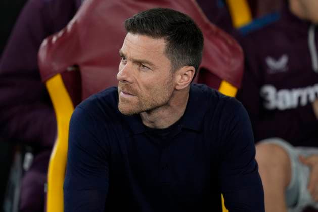 Xabi Alonso Head Coach of Bayer Leverkusen during the UEFA Europa League match between AS Roma and Bayer Leverkusen at Stadio Olimpico Rome Italy on 02 May 2024. Rome Stadio Olimpico Rome Italy Copyright: xPhotoxSportxPicsx SP24-929-004