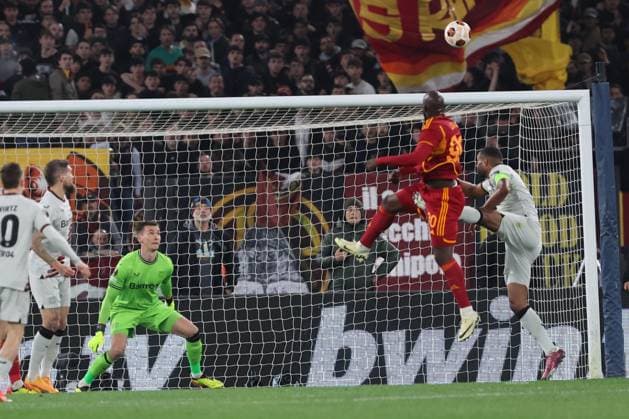 Rome, Italy 2.05.2024: Romelu Lukaku of Roma during the UEFA Europa League 2023-2024, semi-finals leg 1, football match between AS Roma vs Bayer 04 Leverkusen FuSsball at Olympic Stadium in Rome.  Copyright: xMarcoxIacobucci IPAxSportx xipa-x xx IPA_45676170 IPA_Agency_IPA45676170