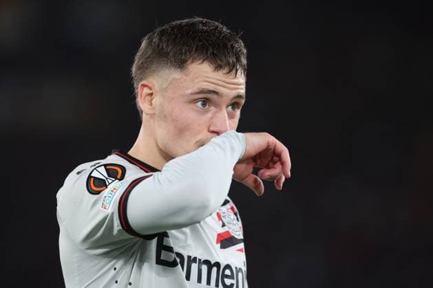 Rome, Italy 2.05.2024: Florian Wirtz of Leverkusen during the UEFA Europa League 2023-2024, semi-finals leg 1, football match between AS Roma vs Bayer 04 Leverkusen FuSsball at Olympic Stadium in Rome.  Copyright: xMarcoxIacobucci IPAxSportx xipa-x xx IPA_45677894 IPA_Agency_IPA45677894