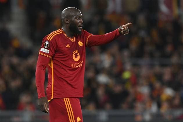 As Roma 02 05 2024 - Europa League Roma-Bayer Leverkusen foto Antonello Sammarco Image nella foto: Romelu Lukaku 