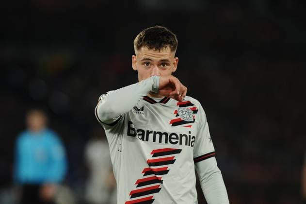 Foto IPP Cavaliere Emiliano. Roma 02 05 2024. Calcio Europa League 2023 2024 - semifinali partita di andata AS Roma-Bayer 04 Leverkusen. Nella foto: Florian Wirtz. Italy Photo Press - World Copyright italy ITALY  Copyright: xR4924_italyphotopressx