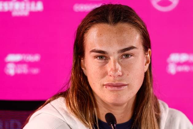 May 3, 2024, Madrid, Madrid, SPAIN: Aryna Sabalenka of Belarus attends the media during her press conference, PK, Pressekonferenz during the Masters 1000 and WTA, Tennis Damen 1000, tournament celebrated at Caja Magica on May 02, 2024 in Madrid, Spain. Madrid SPAIN - ZUMAa181 20240503_zaa_a181_057 Copyright: xIrinaxR.xHipolitox