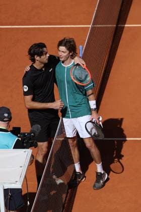 Andrey Rublev (Rus) defeated Taylor Fritz TENNIS : Mutua Madrid Open 2024 - 03 05 2024 AntoineCouvercelle Panoramic 