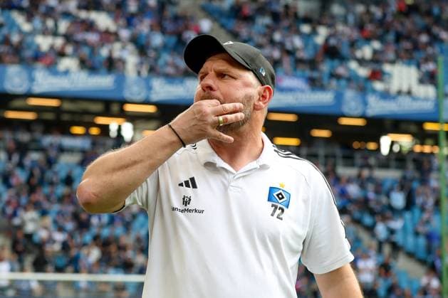 03 05 2024, xtgx, Soccer 2 Bundesliga, Hamburger SV FC St Pauli emspor, v l Steffen Baumgart HSV, Trainer DFL DFB REGULATIONS PROHIBIT ANY USE OF PHOTOGRAPHS as IMAGE SEQUENCES and or QUASI VIDEO Hamburg