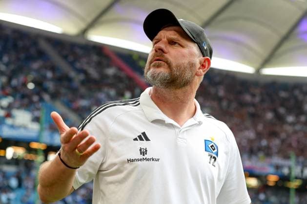 03 05 2024, xtgx, Soccer 2 Bundesliga, Hamburger SV FC St Pauli emspor, v l Steffen Baumgart HSV, Trainer DFL DFB REGULATIONS PROHIBIT ANY USE OF PHOTOGRAPHS as IMAGE SEQUENCES and or QUASI VIDEO Hamburg