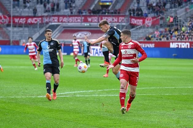 03 05 2024, Soccer, 2 Bundesliga, 32 Matchday Season 2023 2024, Fortuna Düsseldorf 1 FC Nuernberg, Finn Jeltsch 1 FC Nürnberg , xRHR PHOTO TKx Copyright: RHR-FOTOx RHR-FOTO TK