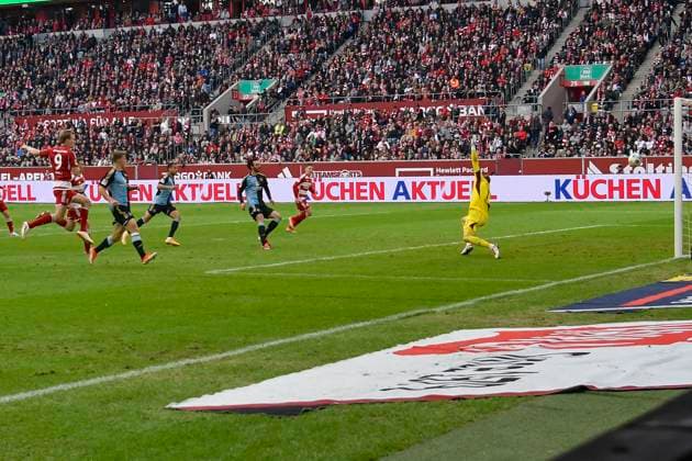 Vincent Vermeij 9, Fortuna Duesseldorf scores the goal to 1 0 03 05 2024 Soccer Fortuna Duesseldorf vs 1 FC Nuernberg , Merkur Spiel Arena, Duesseldorf, DFB DFL REGULATIONS PROHIBIT ANY USE OF PHOTOGRAPHS AS IMAGE SEQUENCES AND OR QUASI VIDEO NRW Germany Copyright: xpepphotox xHorstxMauelshagenx pep00321, pep_20240503_hm