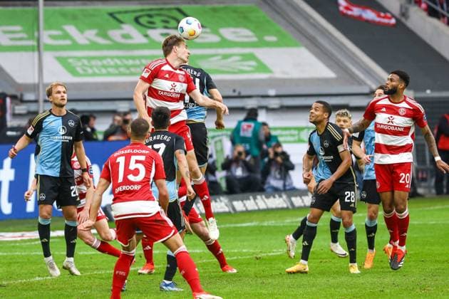 2 Soccer Bundesliga Fortuna Düsseldorf 1895 1 FC Nuremberg 03 05 2024 Vincent Vermeij 9 Fortuna Duesseldorf 2 Soccer Bundesliga Fortuna Düsseldorf 1895 1 FC Nuremberg on 03 05 2024, Düsseldorf Copyright: xBEAUTIFULxSPORTS KennyxBeelex
