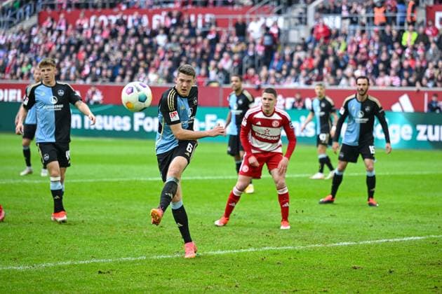03 05 2024, Soccer, 2 Bundesliga, 32 Matchday Season 2023 2024, Fortuna Düsseldorf 1 FC Nuremberg, Florian Flick 1 FC Nuremberg xRHR PHOTO TKx Copyright: RHR-FOTOx RHR-FOTO TK