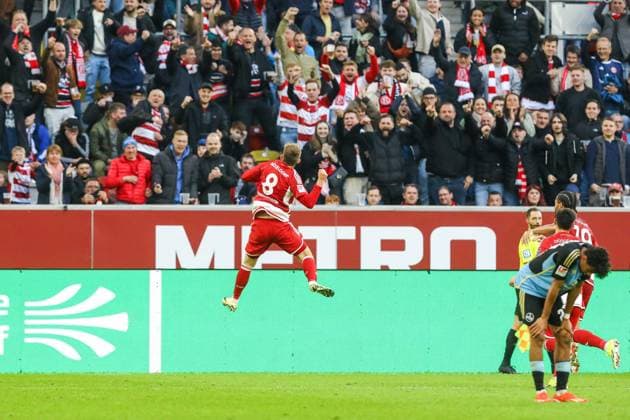 2 Soccer Bundesliga Fortuna Düsseldorf 1895 1 FC Nuremberg 03 05 2024 Isak Johannesson 8 Fortuna Duesseldorf 2 Soccer Bundesliga Fortuna Düsseldorf 1895 1 FC Nuremberg on 03 05 2024, Düsseldorf Copyright: xBEAUTIFULxSPORTS KennyxBeelex