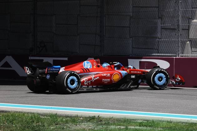 F1 Miami Grand Prix Practice Charles Leclerc of Ferrari during practice ahead of the Formula 1 Miami Grand Prix at Miami International Autodrome in Miami, United States on May 3, 2024. Miami United States  Copyright: xJakubxPorzyckix originalFilename:porzycki-f1miamig240503_np2sT.jpg