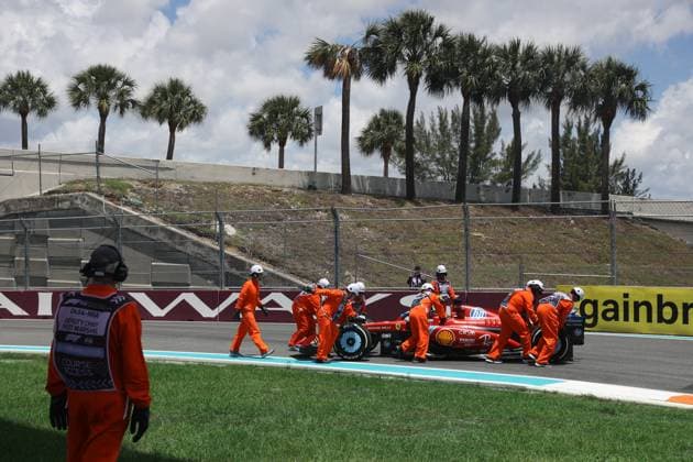 F1 Miami Grand Prix Practice Ferrari car of Charles Leclerc during practice ahead of the Formula 1 Miami Grand Prix at Miami International Autodrome in Miami, United States on May 3, 2024. Miami United States  Copyright: xJakubxPorzyckix originalFilename:porzycki-f1miamig240503_npblc.jpg