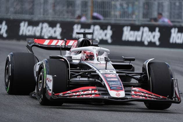 Formula 1 Crypto com Miami Grand Prix 03 05 2024, Miami International Autodrome, Miami, Formula 1 Crypto com Miami Grand Prix,pictured Kevin Magnussen DNK , Haas F1 Team nordphotoxGmbHx xBratic nph00250