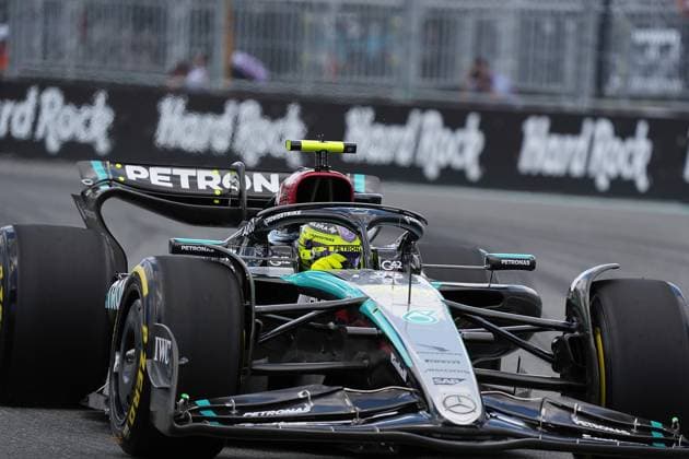 Formula 1 Crypto com Miami Grand Prix 03 05 2024, Miami International Autodrome, Miami, Formula 1 Crypto com Miami Grand Prix,pictured Lewis Hamilton GBR , Mercedes AMG Petronas Formula One Team nordphotoxGmbHx xBratic nph00250