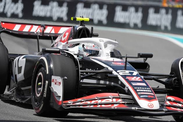 03 05 2024, Miami International Autodrome, Miami, Formula 1 Crypto com Miami Grand Prix,in the picture Nico Hülkenberg DEU , Haas F1 Team Defodi 506 20240503 hbr 2265 Defodi-506