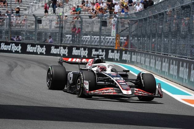 03 05 2024, Miami International Autodrome, Miami, Formula 1 Crypto com Miami Grand Prix,pictured Kevin Magnussen DNK , Haas F1 Team Defodi 506 20240503 hbr 2387 Defodi-506