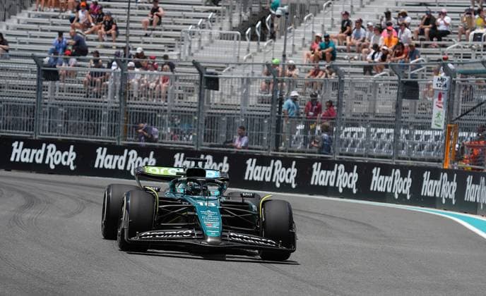 03 05 2024, Miami International Autodrome, Miami, Formula 1 Crypto com Miami Grand Prix,pictured Lance Stroll CAN , Aston Martin Aramco Cognizant Formula One Team Defodi 506 20240503 hbr 2506 Defodi-506