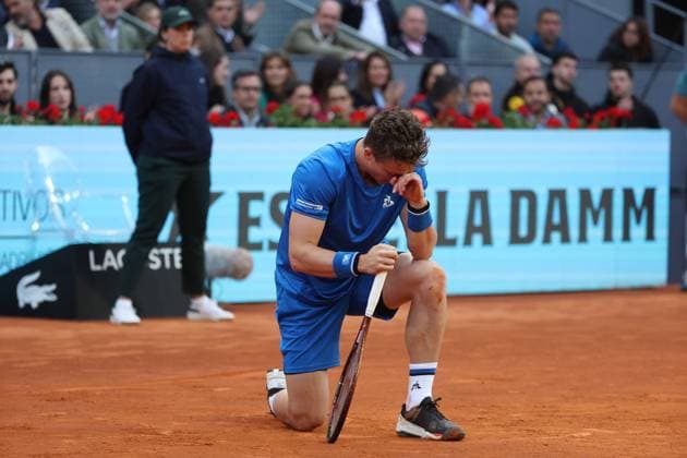 Felix Auger Aliassime defeated Jiri Lehecka (Cze) TENNIS : Mutua Madrid Open 2024 - 03 05 2024 AntoineCouvercelle Panoramic 