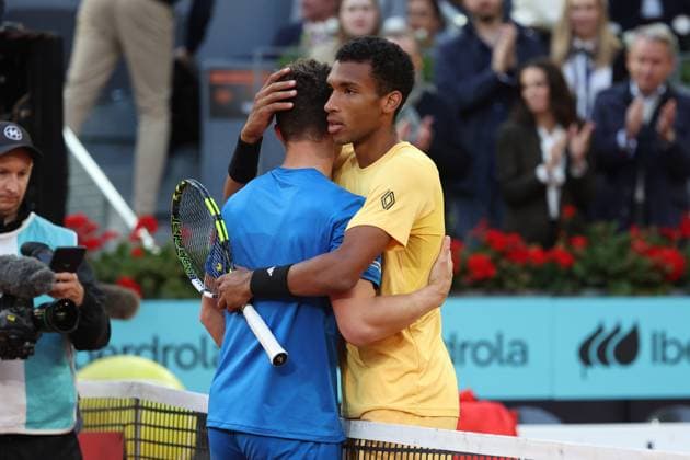 Felix Auger Aliassime defeated Jiri Lehecka (Cze) TENNIS : Mutua Madrid Open 2024 - 03 05 2024 AntoineCouvercelle Panoramic 