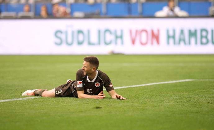 Photo devastated is Karol METS Pauli Football 2 Bundesliga on Fri 03 05 2024 Hamburger SV FC St Pauli 1 0
