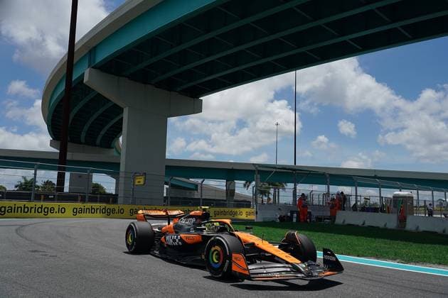 Formula 1 Crypto com Miami Grand Prix 03 05 2024, Miami International Autodrome, Miami, Formula 1 Crypto com Miami Grand Prix,pictured Lando Norris GBR , McLaren F1 Team nordphotoxGmbHx xBratic nph00250