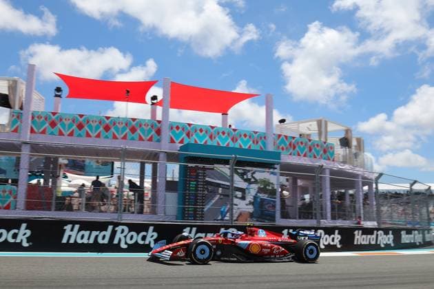 Formula 1 Crypto com Miami Grand Prix 03 05 2024, Miami International Autodrome, Miami, Formula 1 Crypto com Miami Grand Prix,pictured Carlos Sainz Jr ESP , Scuderia Ferrari HP nordphotoxGmbHx xBratic nph00250
