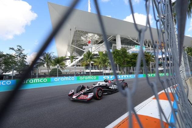 Formula 1 Crypto com Miami Grand Prix 03 05 2024, Miami International Autodrome, Miami, Formula 1 Crypto com Miami Grand Prix,in the picture Nico Hülkenberg DEU , Haas F1 Team nordphotoxGmbHx xBratic nph00250