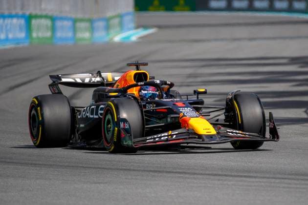 3rd May 2024; Miami International Autodrome, Miami, Florida, USA; Formula 1 Crypto.com Miami Grand Prix 2024; Free Practice Day; Max Verstappen of the Netherlands driving the number 1 Oracle Red Bull Racing car during the Sprint qualifying session.  ActionPlus12637602 DouglasxMurray