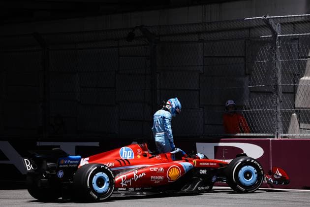 F1 Miami Grand Prix Practice And Sprint Qualifying Charles Leclerc of Ferrari during practice ahead of the Formula 1 Miami Grand Prix at Miami International Autodrome in Miami, United States on May 3, 2024. Miami United States  Copyright: xJakubxPorzyckix originalFilename:porzycki-f1miamig240503_npCq6.jpg
