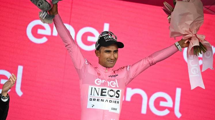 Sport Themen der Woche KW18 Sport Bilder des Tages 04-05-2024 Giro D italia; Tappa 01 Venaria Reale - Torino; 2024, Ineos Grenadiers; Narvaez, Jhonnatan; Torino; 