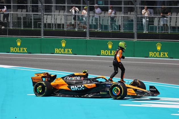 F1 Miami Grand Prix 2024 Sprint Lando Norris of McLaren during Sprint ahead of the Formula 1 Miami Grand Prix at Miami International Autodrome in Miami, United States on May 4, 2024. Miami United States  Copyright: xJakubxPorzyckix originalFilename:porzycki-f1miamig240504_npiA1.jpg