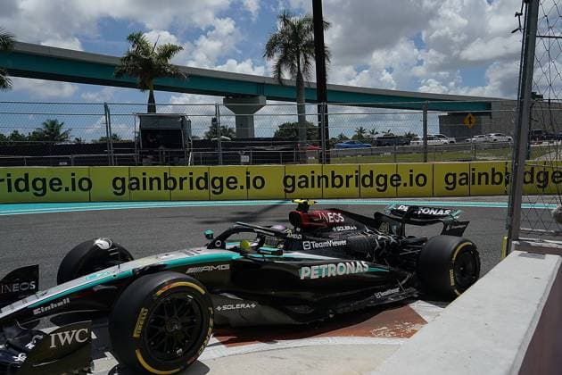 Formula 1 Crypto com Miami Grand Prix 04 05 2024, Miami International Autodrome, Miami, Formula 1 Crypto com Miami Grand Prix,pictured Lewis Hamilton GBR , Mercedes AMG Petronas Formula One Team nordphotoxGmbHx xBratic nph00250