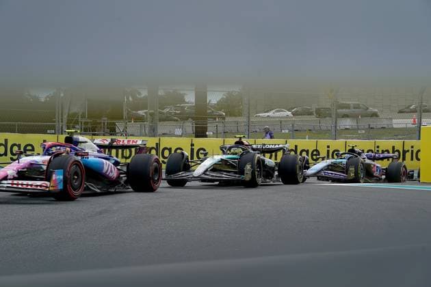 04 05 2024, Miami International Autodrome, Miami, Formula 1 Crypto com Miami Grand Prix,pictured Yuki Tsunoda JPN , Visa Cash App RB Formula One Team, Lewis Hamilton GBR , Mercedes AMG Petronas Formula One Team, Pierre Gasly FRA , Alpine F1 Team Defodi 506 20240504 hbr 3201 Defodi-506