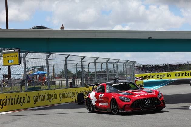 Formula 1 Crypto com Miami Grand Prix 04 05 2024, Miami International Autodrome, Miami, Formula 1 Crypto com Miami Grand Prix,in the picture Safety Car, Max Verstappen NLD , Oracle Red Bull Racing nordphotoxGmbHx xBratic nph00250