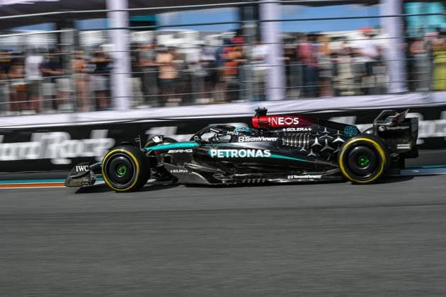 Formula 1 GP Miami USA 04 05 2024 George Russell 63, Mercedes AMG Petronas F1 Team Formula 1 GP Miami USA 04 05 2024 Copyright: xBEAUTIFULxSPORTS Erlhofx