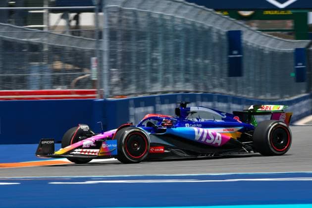 Formula 1 GP Miami USA 04 05 2024 Daniel Ricciardo, 3, Visa Cash App RB Formula One Team Formula 1 GP Miami USA 04 05 2024 Copyright: xBEAUTIFULxSPORTS Erlhofx