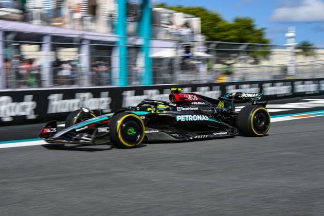 Formula 1 GP Miami USA 04 05 2024 Lewis Hamilton 44, Mercedes AMG Petronas F1 Team Formula 1 GP Miami USA 04 05 2024 Copyright: xBEAUTIFULxSPORTS Erlhofx