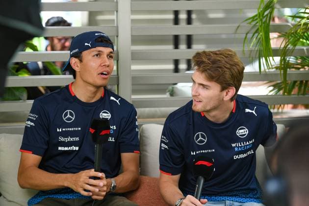Formula 1 GP Miami USA 04 05 2024 Alexander Albon 23, Williams Racing, Logan Sargeant 2, Williams Racing Formula 1 GP Miami USA 04 05 2024 Copyright: xBEAUTIFULxSPORTS Erlhofx