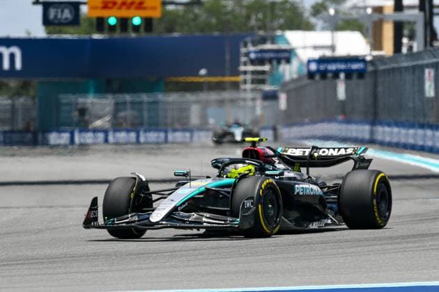 Formula 1 GP Miami USA 04 05 2024 Lewis Hamilton 44, Mercedes AMG Petronas F1 Team Formula 1 GP Miami USA 04 05 2024 Copyright: xBEAUTIFULxSPORTS Erlhofx