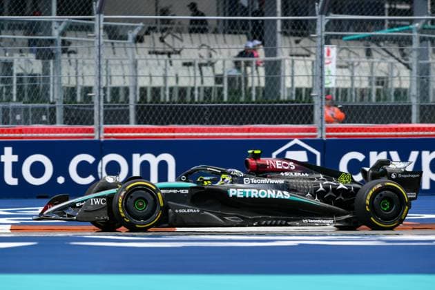 Formula 1 GP Miami USA 04 05 2024 Lewis Hamilton 44, Mercedes AMG Petronas F1 Team Formula 1 GP Miami USA 04 05 2024 Copyright: xBEAUTIFULxSPORTS Erlhofx