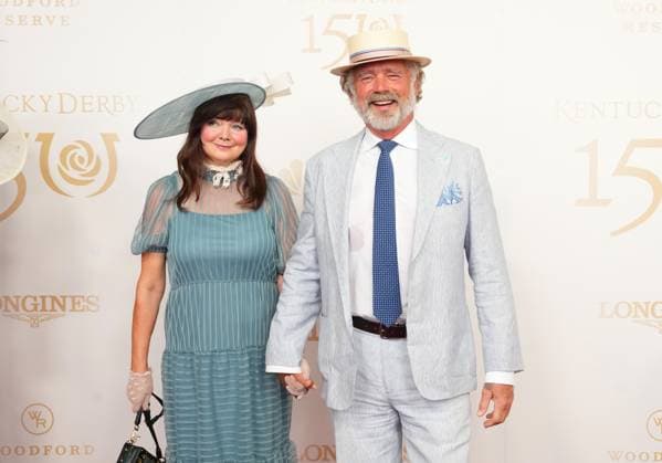 LOUISVILLE, KY - MAY 04: John Schneider walks the red carpet before the 150th running of the Kentucky Derby on May 4, 2024, at Churchill Downs in Louisville, Ky. (Photo by Jeff Moreland Icon Sportswire) HORSE RACING: MAY 04 Kentucky Derby EDITORIAL USE ONLY Icon168240504022
