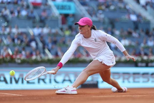 Iga Swiatek (Pol) defeated Aryna Sabalenka (Blr) TENNIS : Mutua Madrid Open 2024 - 04 05 2024 AntoineCouvercelle Panoramic 
