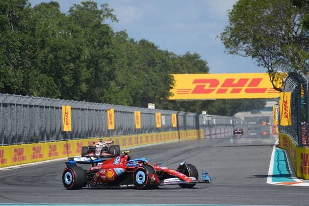 Formula 1 Crypto com Miami Grand Prix 04 05 2024, Miami International Autodrome, Miami, Formula 1 Crypto com Miami Grand Prix,pictured Carlos Sainz Jr ESP , Scuderia Ferrari HP nordphotoxGmbHx xBratic nph00250