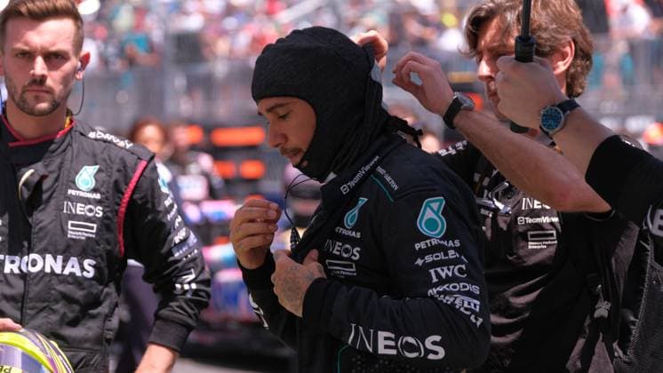 May 4, 2024, Miami, Fl, USA: MAY 04, 2024: Lewis Hamilton 44 during the Formula 1 Crypto.com Miami Grand Prix race week in Miami, FL. Jason Pohuski BMR Miami USA - ZUMAb241 20240504_zsa_b241_488 Copyright: xJasonxPohuskix xBmrx