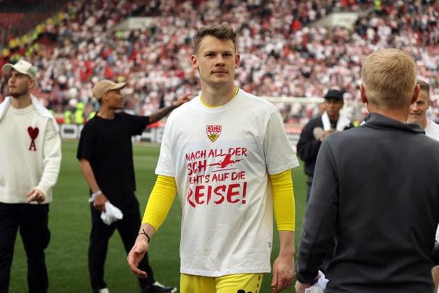 04 05 24 VfB Stuttgart FC Bayern Munich Germany, Stuttgart, 04 05 2024, Football, Bundesliga, VfB Stuttgart FC Bayern Munich Alexander Nübel VfB Stuttgart