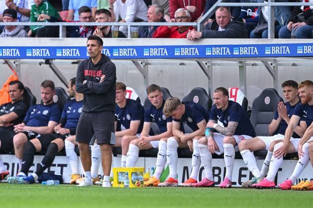 05 05 2024, Soccer, 2 Bundesliga, 32 Matchday Season 2023 2024, SV Wehen Wiesbaden Holstein Kiel, Coach Marcel Rapp Holstein Kiel xRHR PHOTO TKx Copyright: RHR-FOTOx RHR-FOTO TK