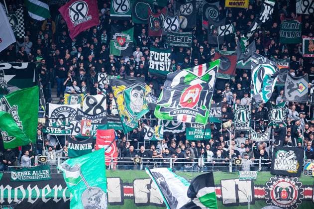 05 05 2024 Soccer, 2023 2024, 1 Bundesliga, 32 Matchday, Hannover 96 SC Paderborn 07 Fans Hannover DFL REGULATIONS PROHIBIT ANY USE OF PHOTOGRAPHS AS IMAGE SEQUENCES AND OR QUASI VIDEO