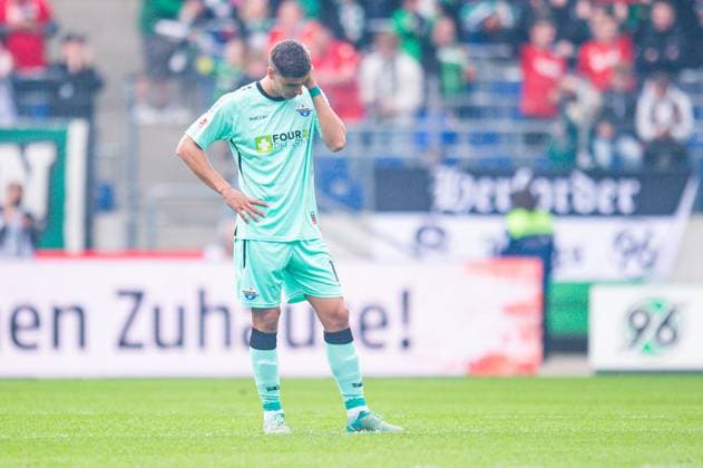 05 05 2024 Football, 2023 2024, 1 Bundesliga, Matchday 32, Hannover 96 SC Paderborn 07 Koen Kostons Paderborn DFL REGULATIONS PROHIBIT ANY USE OF PHOTOGRAPHS AS IMAGE SEQUENCES AND OR QUASI VIDEO