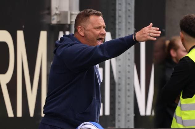 05 05 2024, Football, Men, 2 Bundesliga, Season 2023 2024, SV 07 Elversberg Hertha BSC Berlin, Coach Pal Dardai Hertha BSC Elversberg Ursapharm Arena an der Kaiserlinde Saarland Germany EN